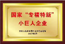 國家”專精特新”小巨人企業
